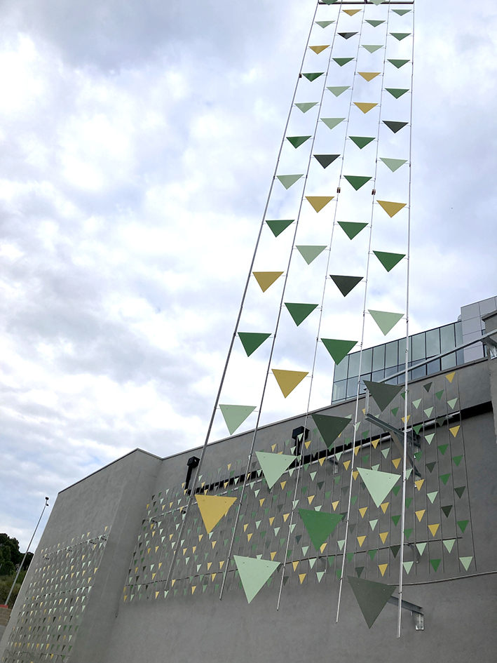 geometric architectural skins, triangular serie