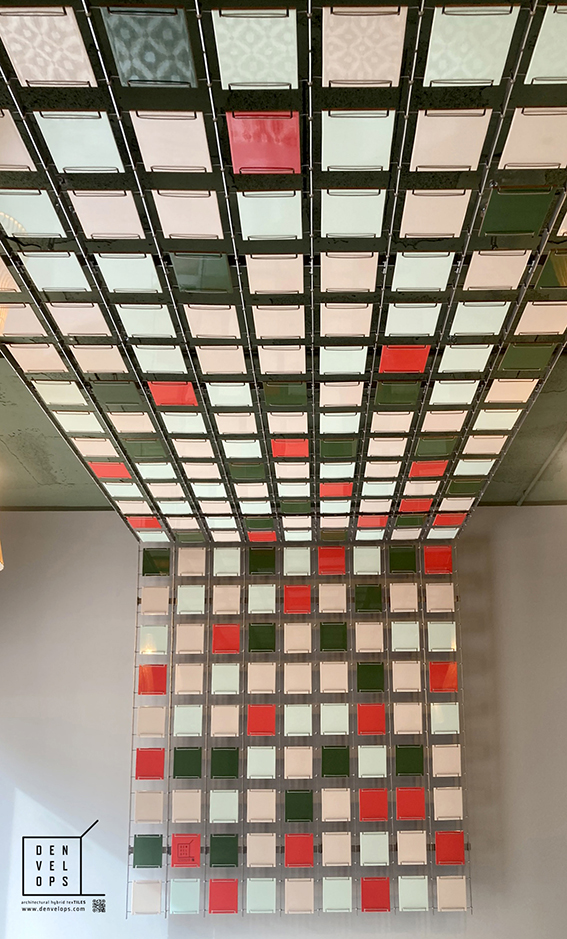Denvelops ceramic glazed textiles